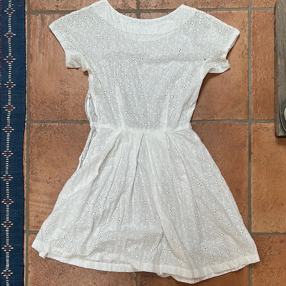 White Eyelet Dress